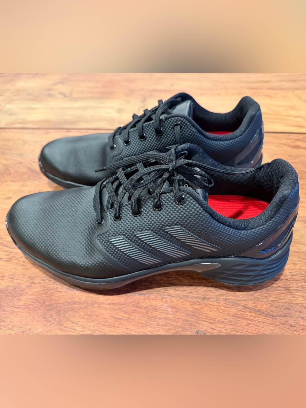 Adidas Men’s Black Golf Shoes ZG21 Size 11